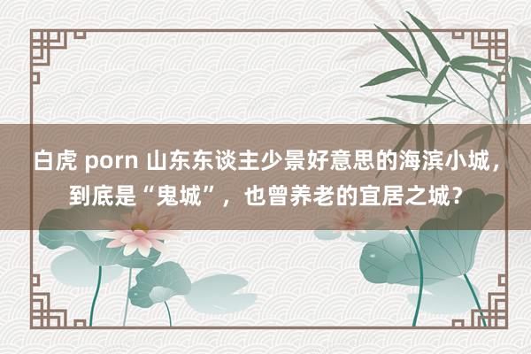 白虎 porn 山东东谈主少景好意思的海滨小城，到底是“鬼城”，也曾养老的宜居之城？