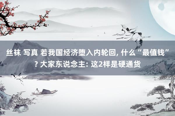 丝袜 写真 若我国经济堕入内轮回， 什么“最值钱”? 大家东说念主: 这2样是硬通货