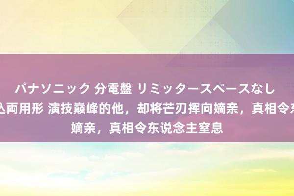 パナソニック 分電盤 リミッタースペースなし 露出・半埋込両用形 演技巅峰的他，却将芒刃挥向嫡亲，真相令东说念主窒息