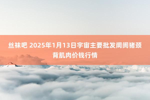 丝袜吧 2025年1月13日宇宙主要批发阛阓猪颈背肌肉价钱行情